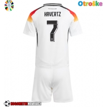 Otroške Nogometnih dresov Nemčija Kai Havertz #7 Domači EP 2024 Kratki rokavi (+ hlače)